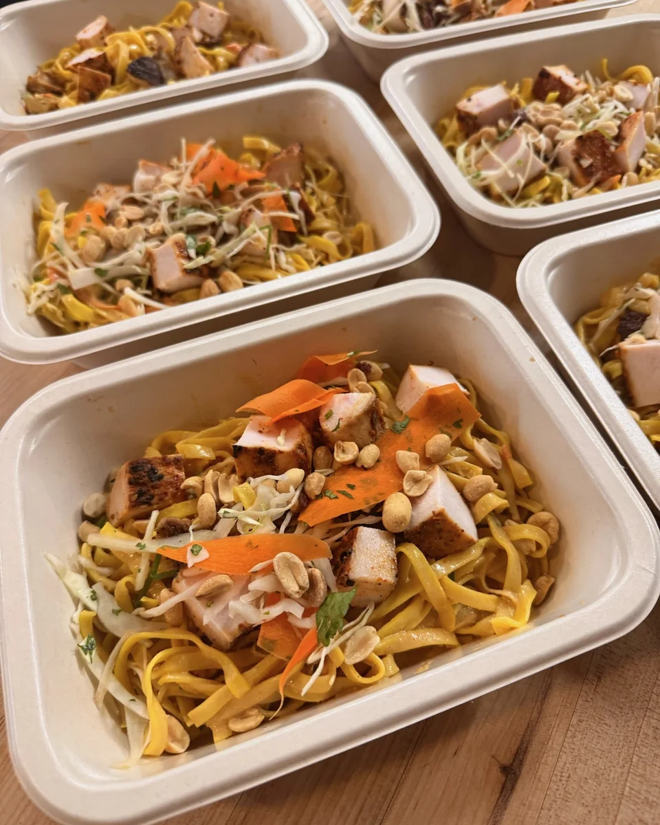 Superfood Pad Thai with pasture-raised chicken breast